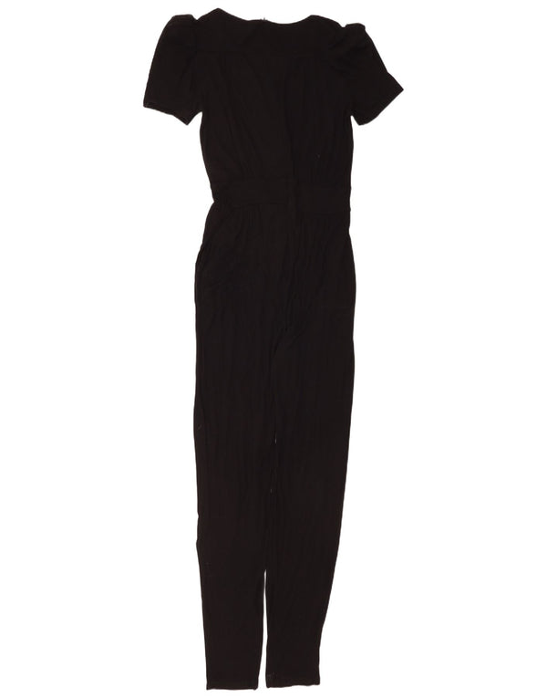 French Connection Womens Jumpsuit UK 12 Medium Black Viscose