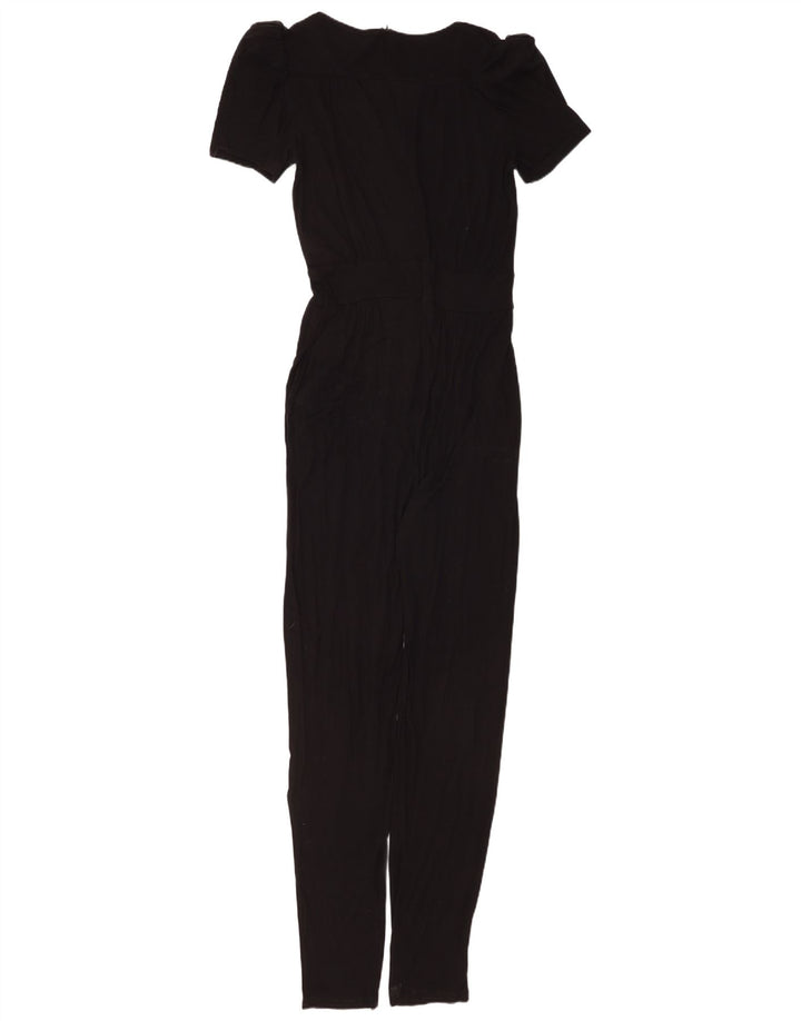 French Connection Dame Jumpsuit UK 12 Medium Black Viscose