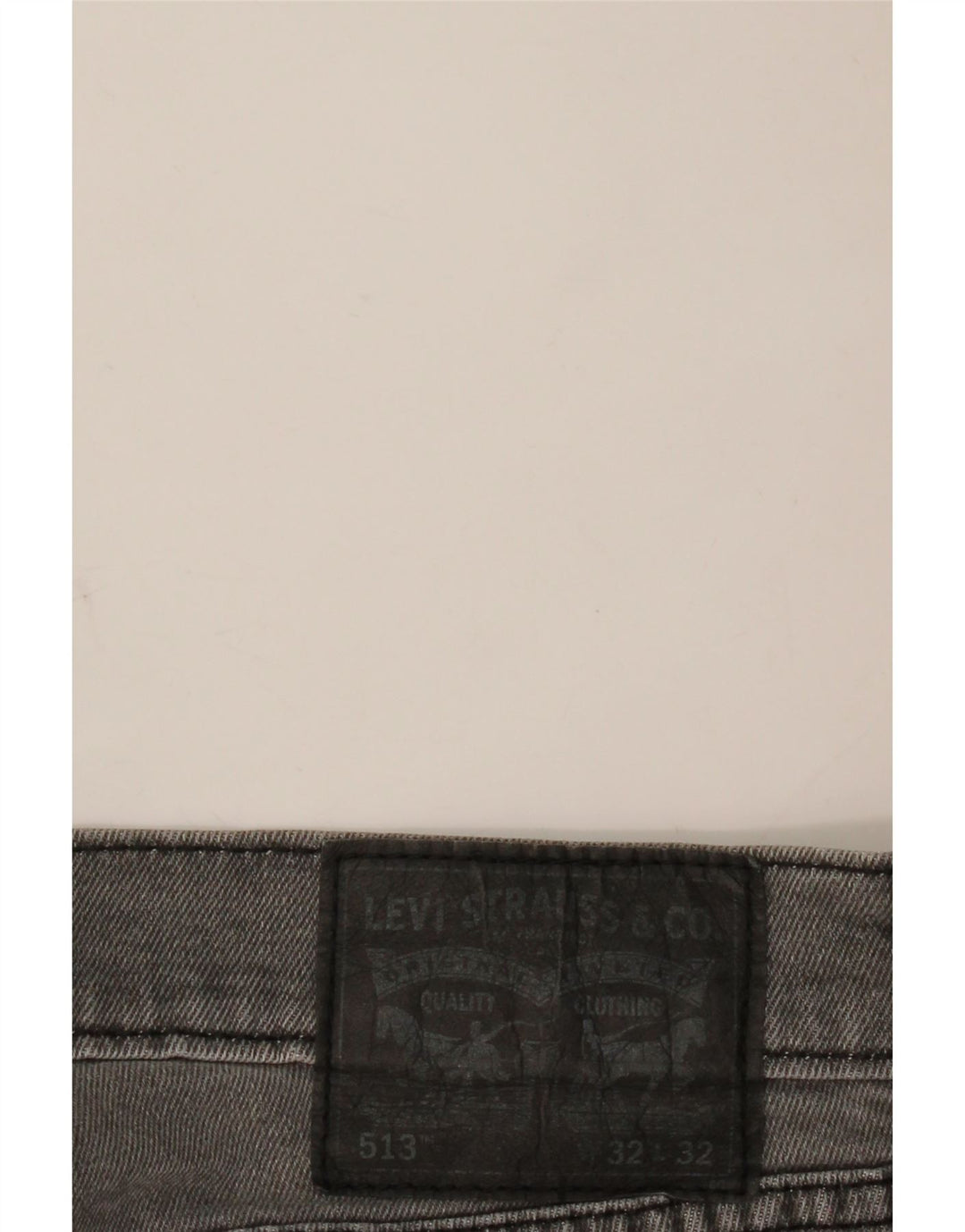 Levi's Herre 513 Slim Straight Jeans W32 L28 Grå