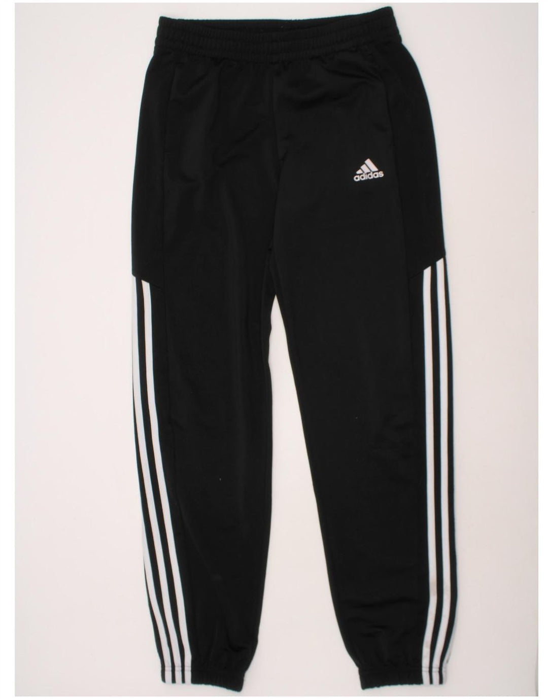 ADIDAS Boys Tracksuit Trousers Joggers 13-14 Years  Black Polyester Vintage Adidas and Second-Hand Adidas from Messina Hembry 