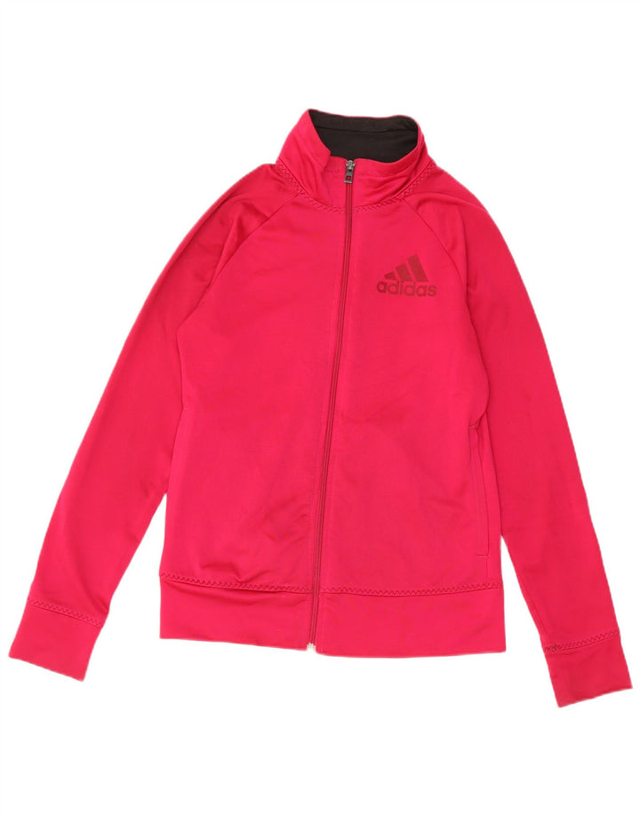 Adidas træningsdragt topjakke til kvinder UK 4/6 XS Pink Polyester