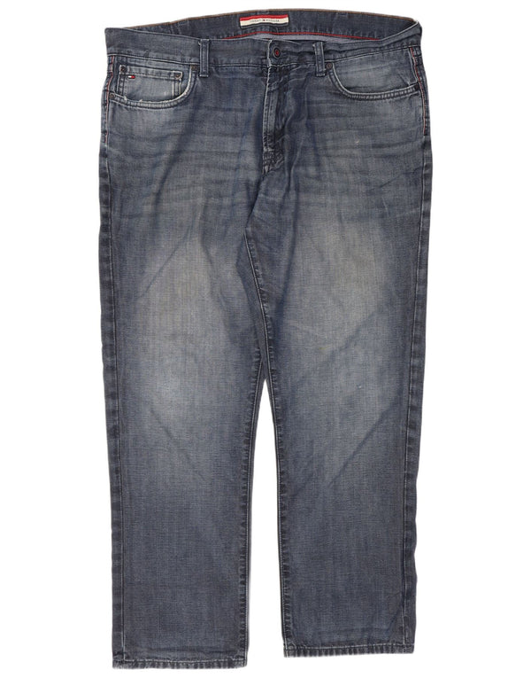 Tommy Hilfiger Straight Jeans til mænd W38 L30 Blå