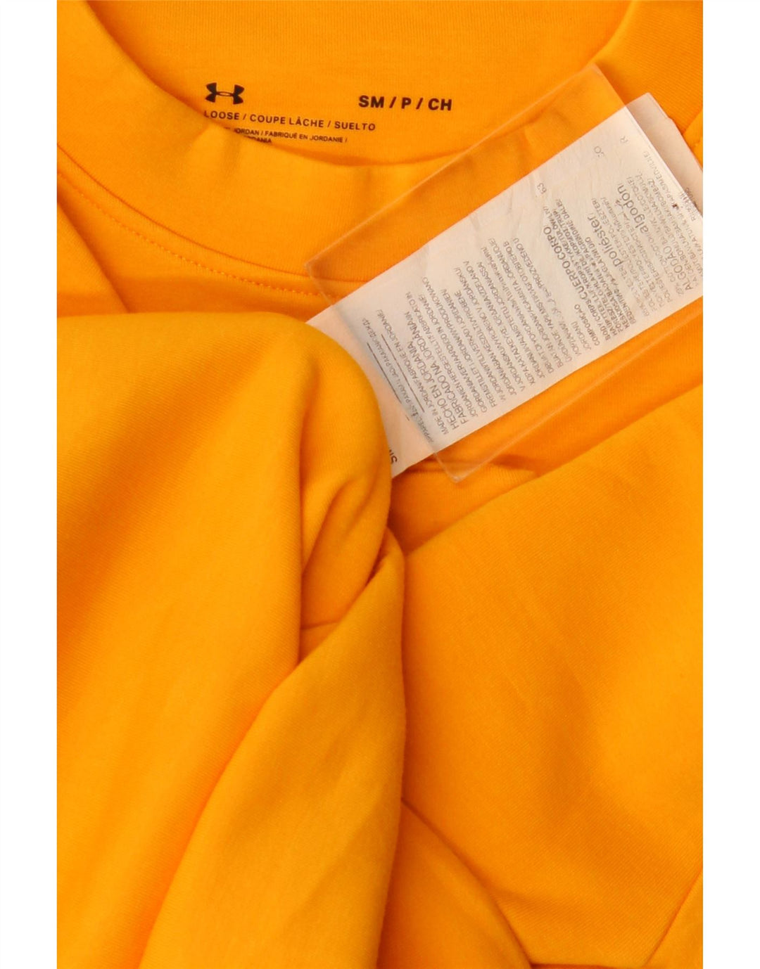 Under Armour Dame Oversized Sweatshirt Jumper UK 10 Small Orange