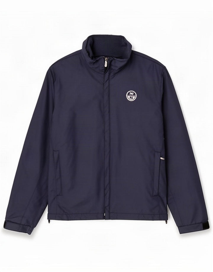 North Sails Herre Windbreaker Jacket UK 38 Medium Navy Blue Polyamid