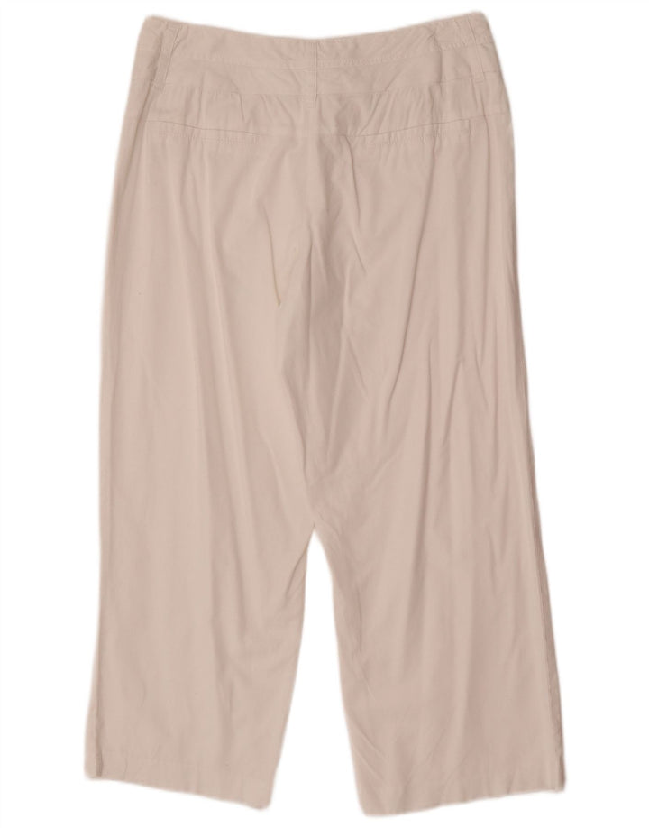 Marks & Spencer lige cropped bukser til kvinder UK 12 Medium W30 L24 White