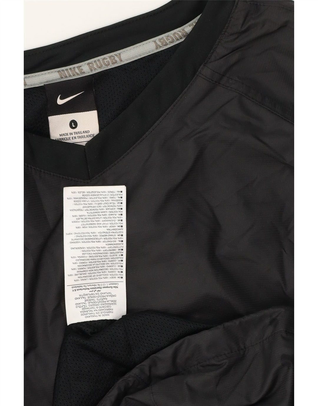 NIKE Pullover træningsdragt til mænd Stor sort polyester