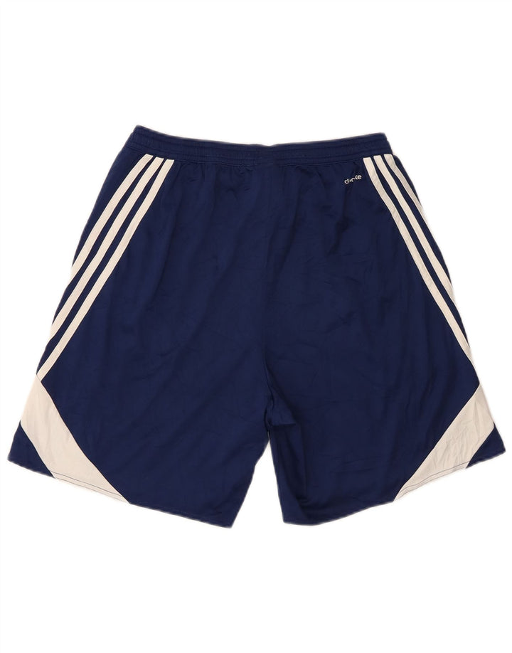 Adidas Herre Climalite Sport Shorts Medium Navy Blue Colourblock
