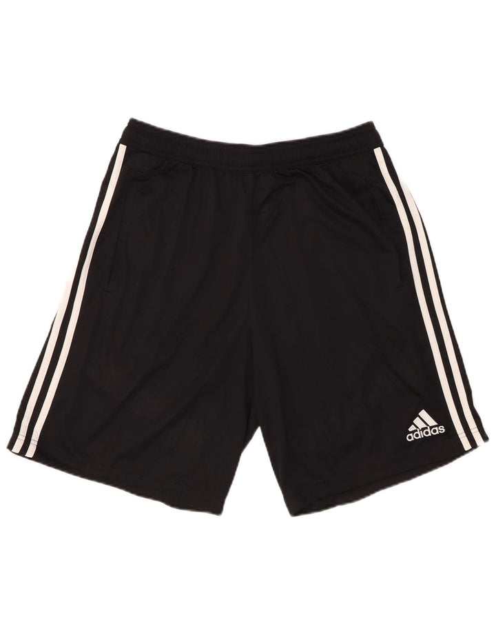 Adidas Herre Climacool Sports Shorts Large Black Colourblock Polyester