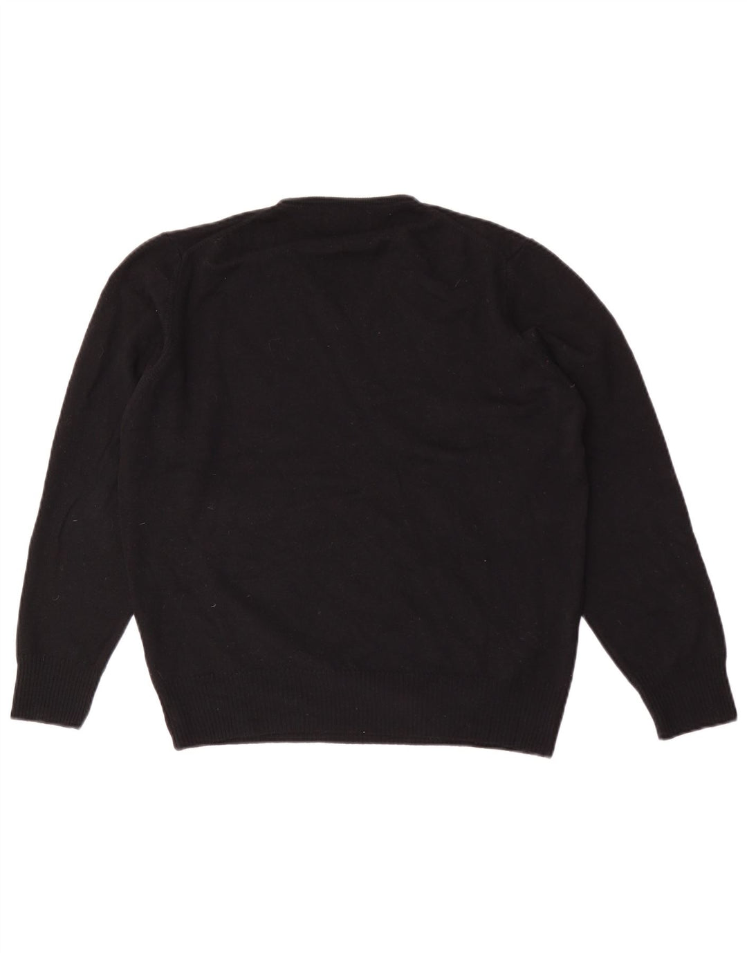 Zara Herre V-hals sweater Stor sort uld