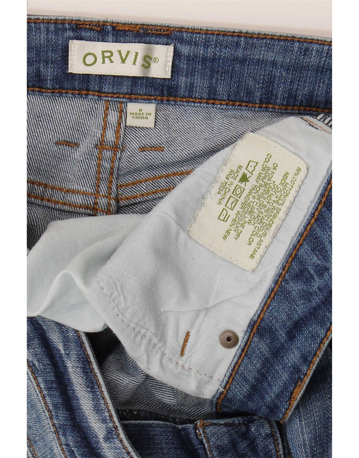 Orvis Dame Slim Jeans US 8 Medium W34 L30 Blå Bomuld