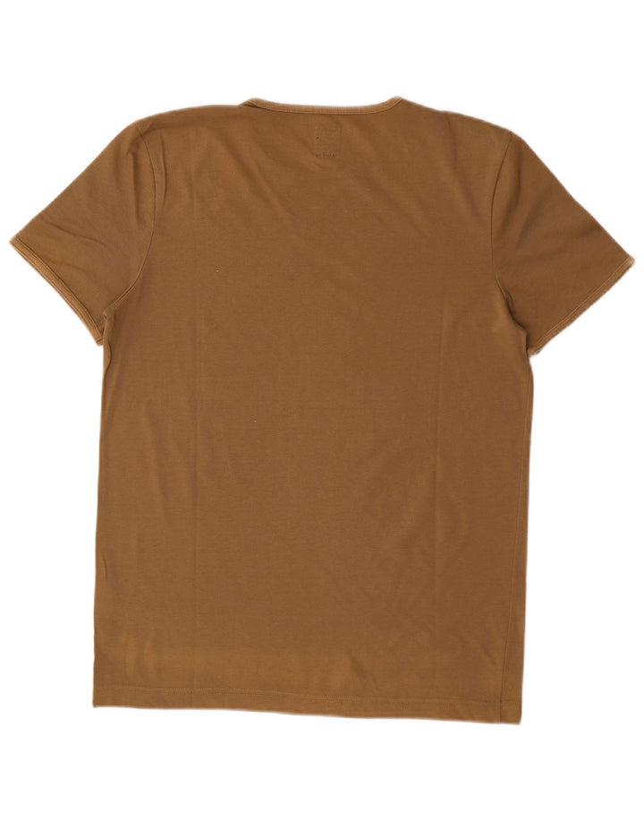 Energie Herre T-Shirt Top Medium Beige Bomuld