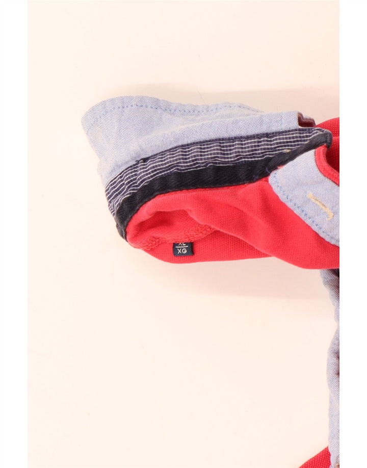 MASSIMO DUTTI Mens Polo Shirt XL Red Cotton