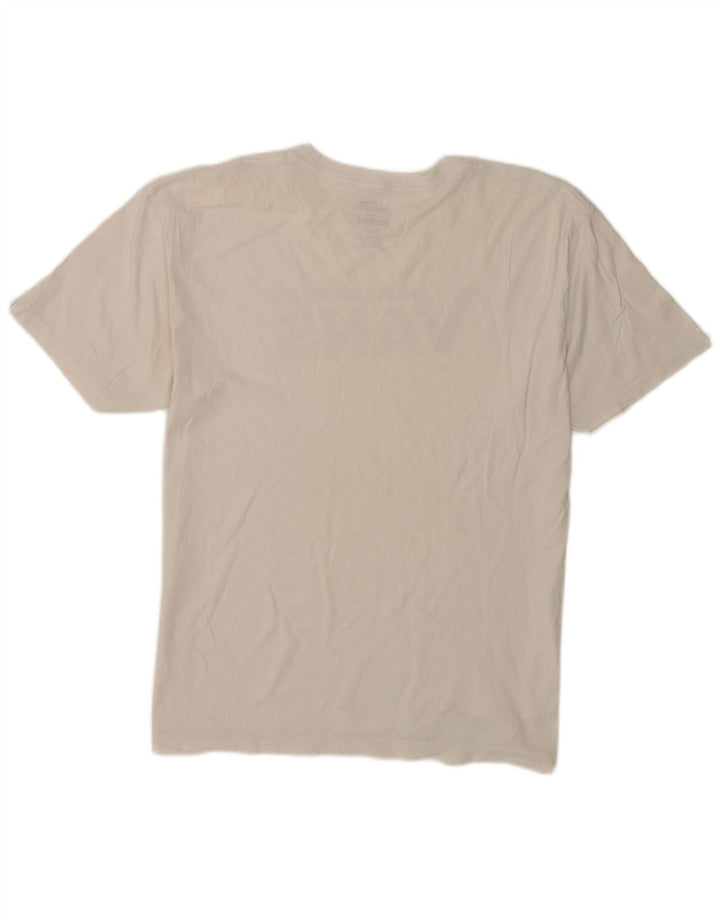 Vans Herre Classic Fit Grafisk T-Shirt Top Stor Hvid Bomuld