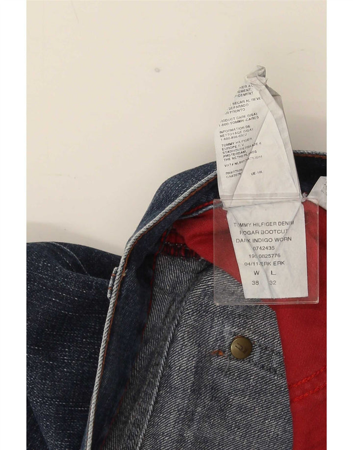 Tommy Hilfiger Herre Bootcut Jeans W38 L29 Marineblå Bomuld