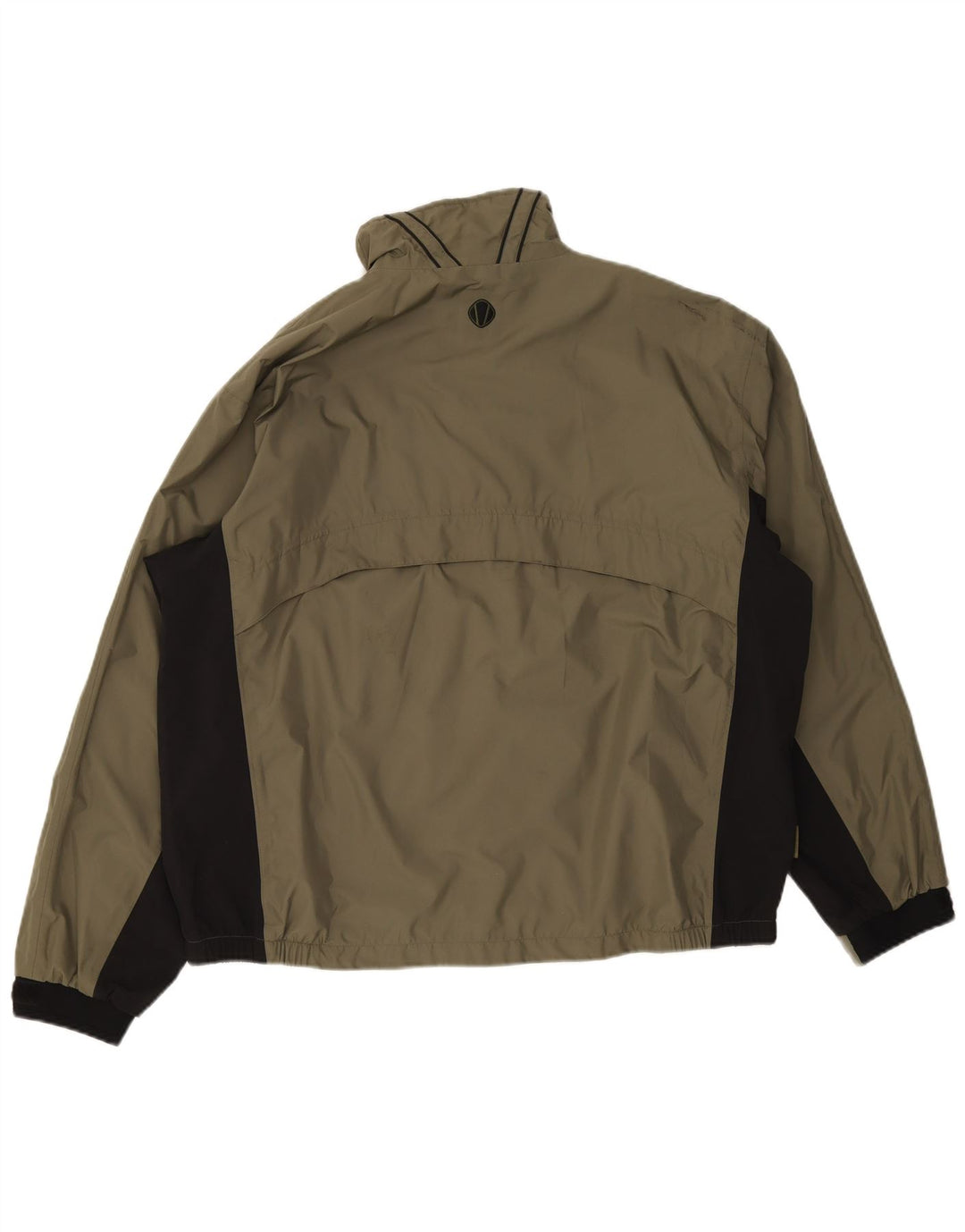 Sunice Herre Windbreaker Jacket UK 40 Large Khaki Colourblock Polyester