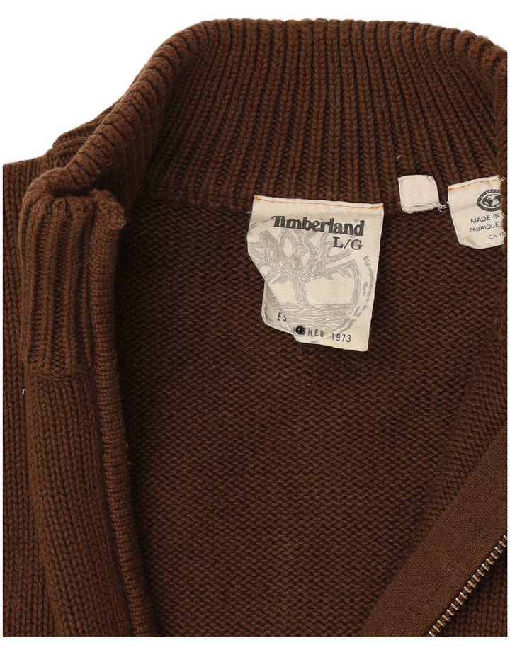 Timberland Herre Cardigan Sweater Stor Brun