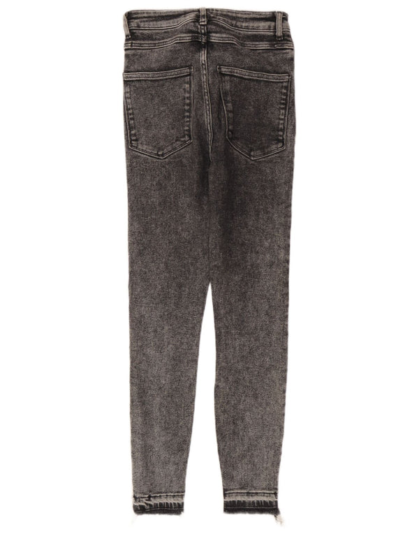 Zara Dame Skinny Jeans EU 36 XS W26 L27 Grå