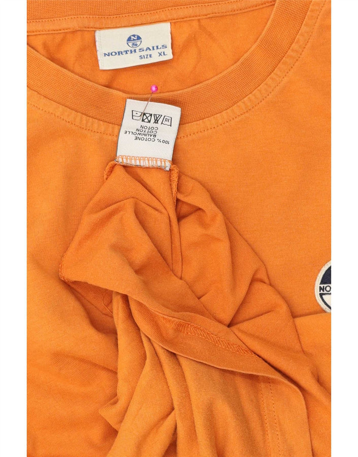 North Sails Herre Top Langærmet XL Orange Bomuld
