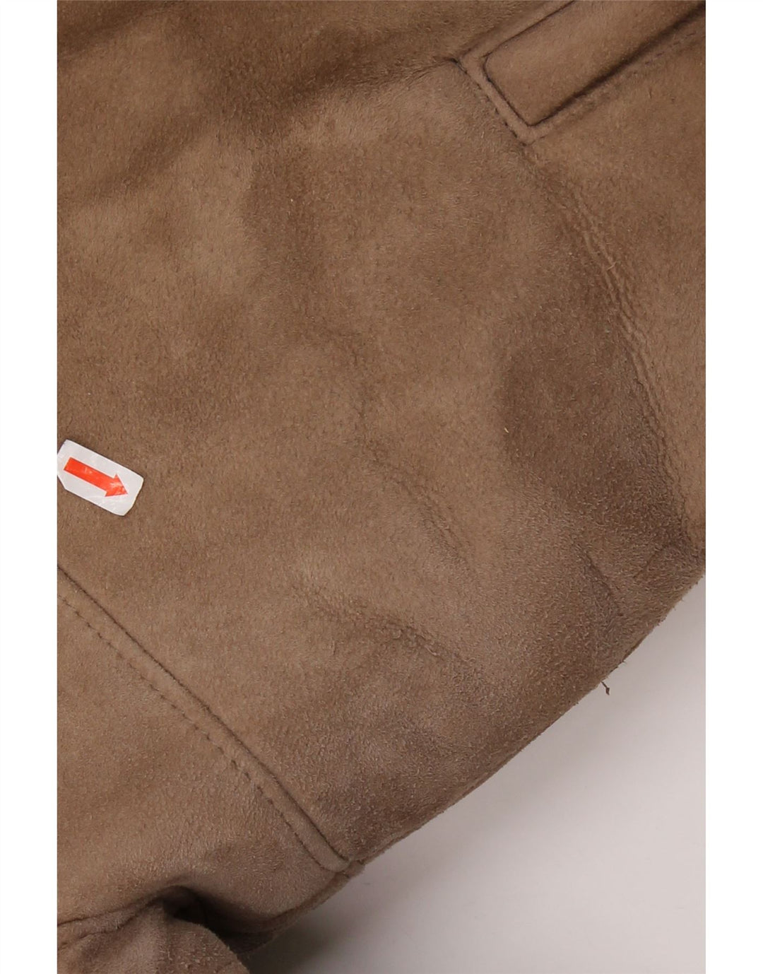 Vintage Dame Shearling Coat EU 42 Large Beige Shearling