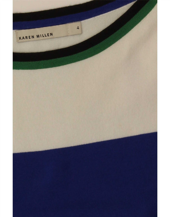 Karen Millen Kvinders Oversized Sheath Dress US 4 Small Multicolored Striped