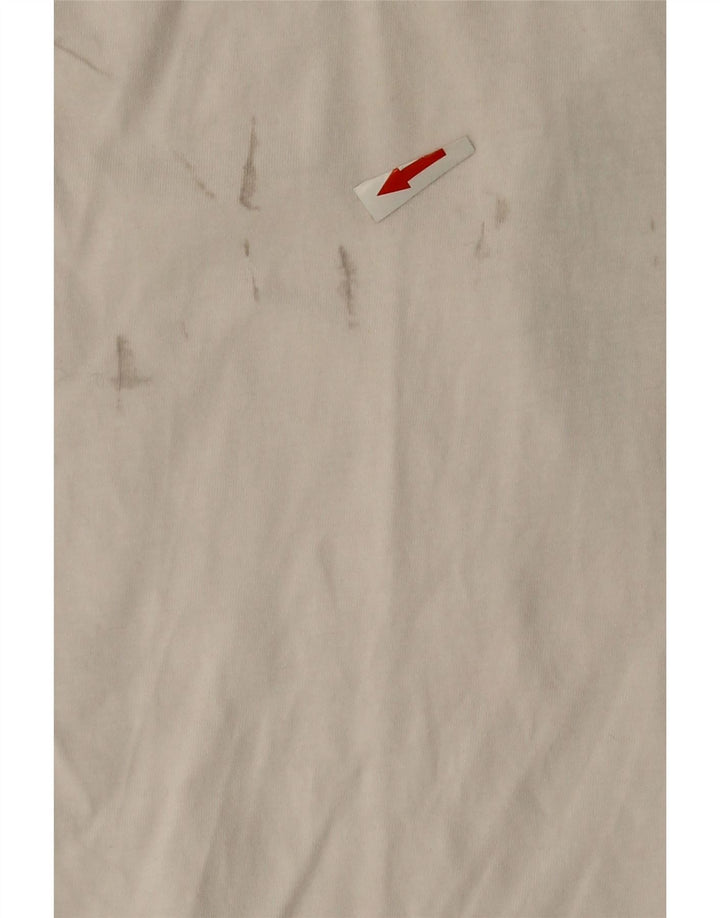 Tommy Hilfiger Herre Grafisk T-Shirt Top Stor Hvid Bomuld