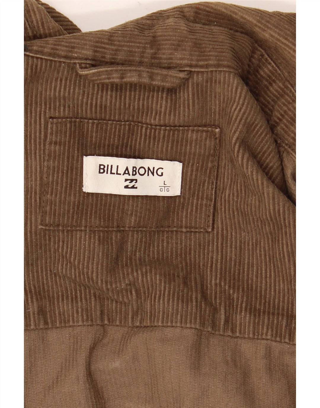 Billabong Herre Corduroy Jacket UK 40 Large Brown