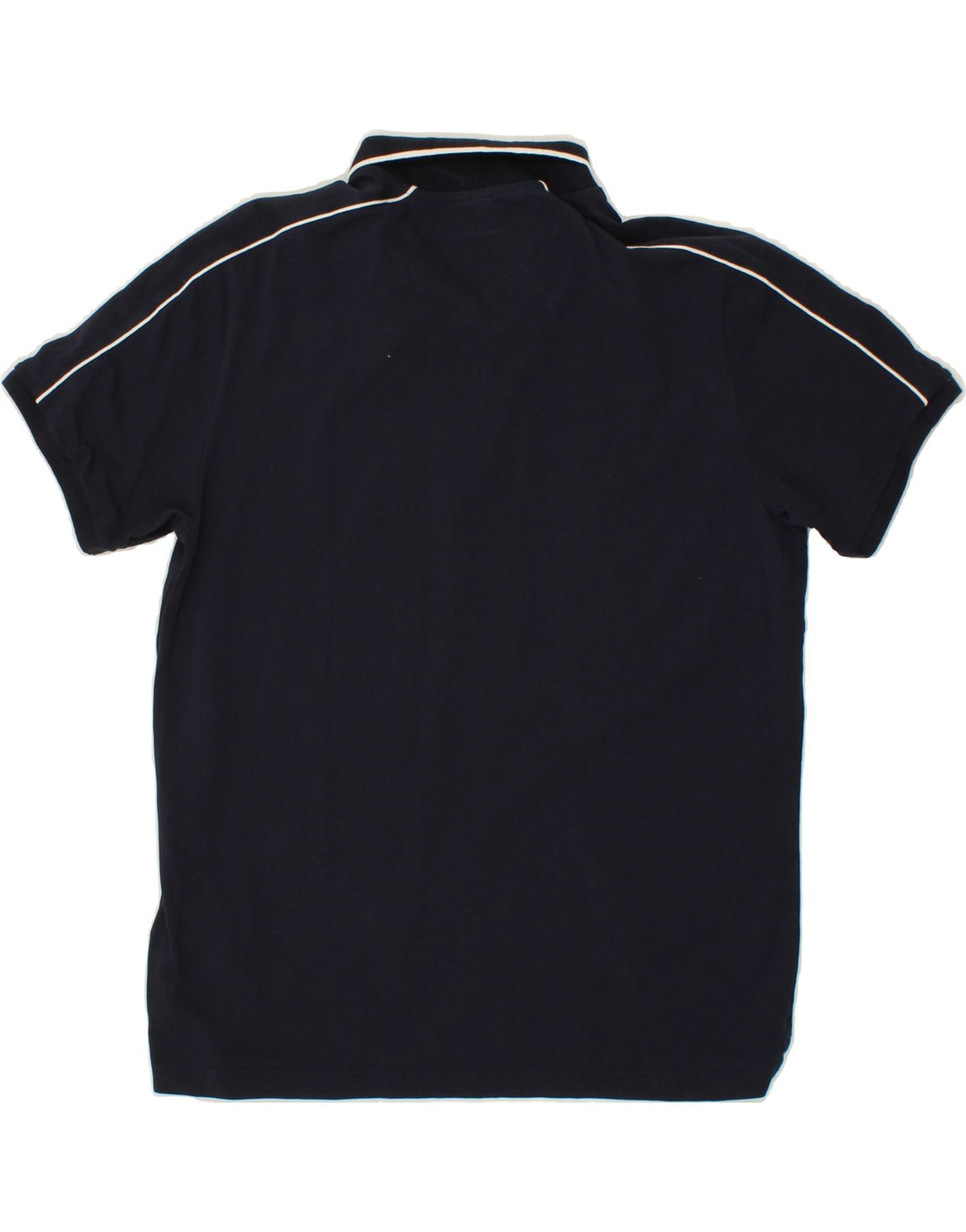 CHAMPION Mens Polo Shirt Large Navy Blue Cotton Vintage Champion and Second-Hand Champion from Messina Hembry 