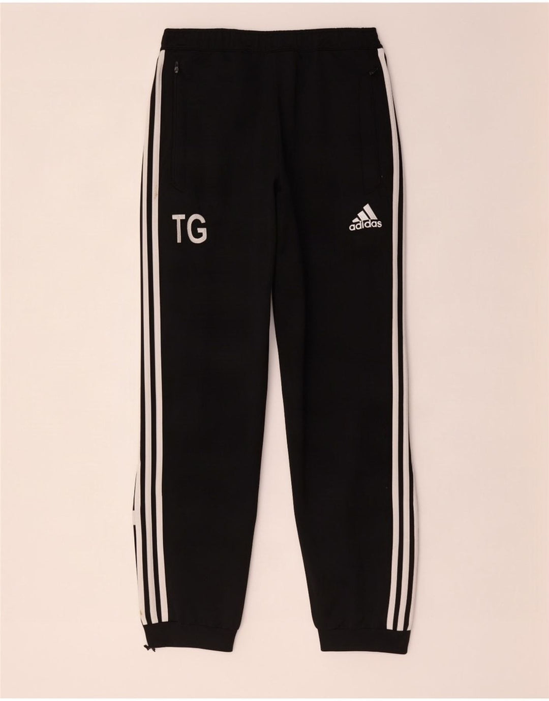 Adidas Herre grafisk træningsdragt Bukser Joggers Medium Sort Colourblock