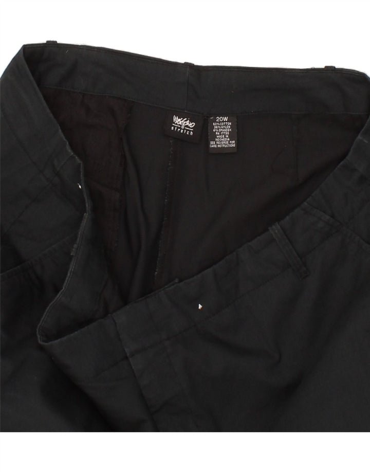 MOSSIMO Womens Slim Capri Trousers W40 L23 Black Cotton Vintage Mossimo and Second-Hand Mossimo from Messina Hembry 