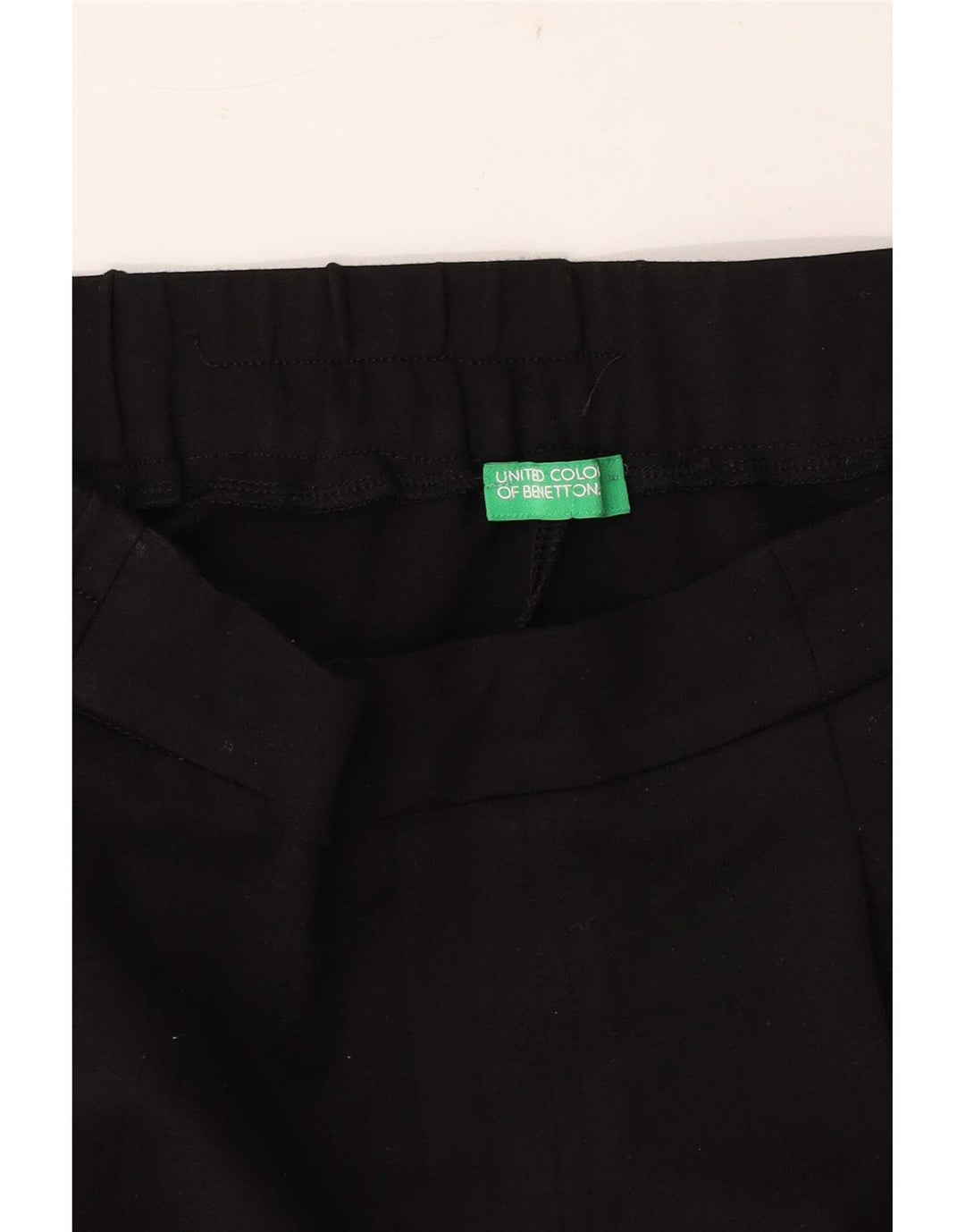 Benetton Womens Tapered Capri Bukser W30 L22 Sort
