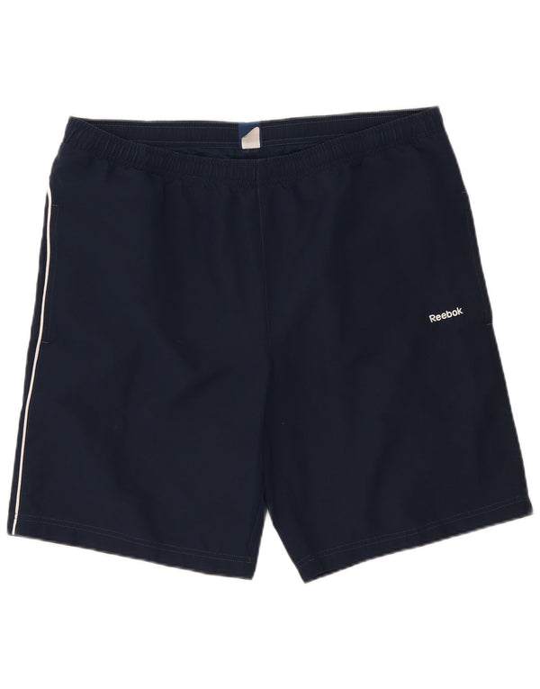 Reebok Sportshorts til mænd store marineblå polyester