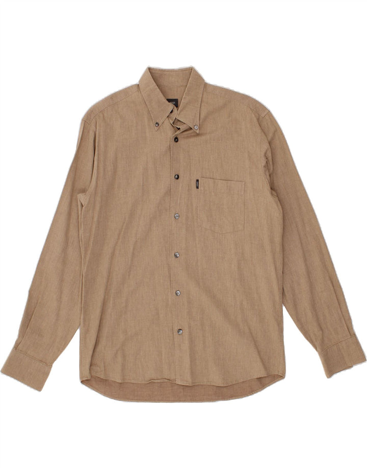JOOP Mens Shirt Medium Brown Vintage Joop and Second-Hand Joop from Messina Hembry 