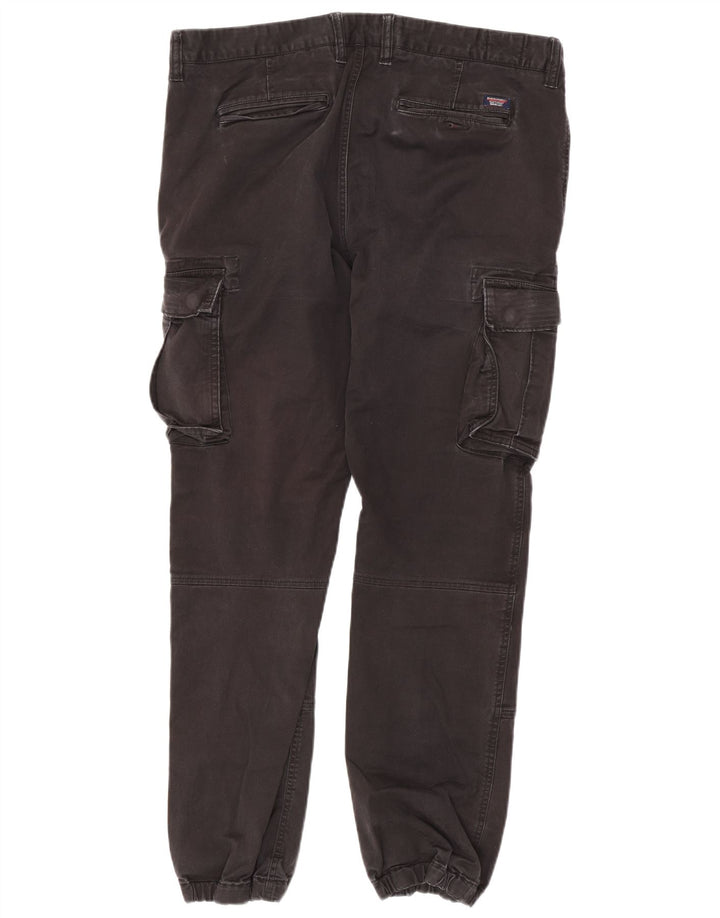 Superdry Joggers Cargo-bukser til mænd W36 L30 sort bomuld