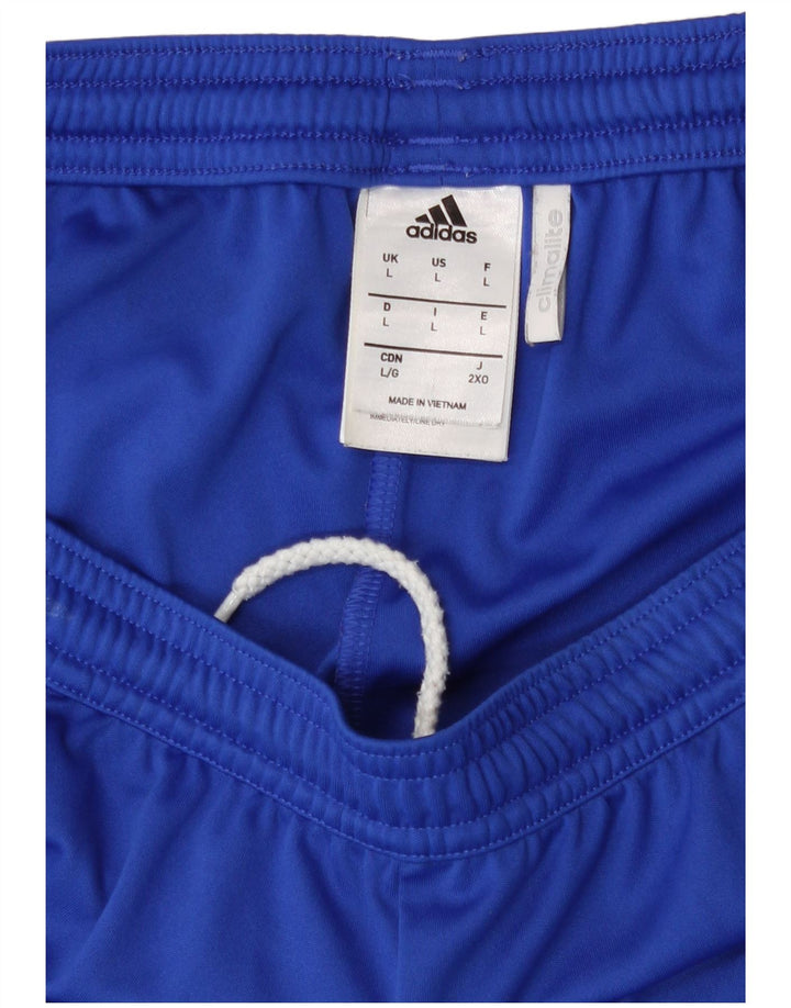 Adidas Herre Climalite Sportshorts Large Blue Colourblock Polyester