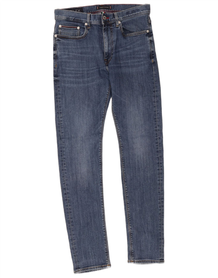 Tommy Hilfiger Herre Bleecker Slim Jeans W32 L32 Blå Bomuld