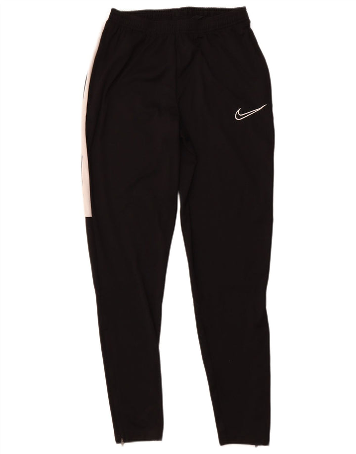 NIKE Dri Fit træningsdragt bukser til mænd Small Black Colourblock Polyester