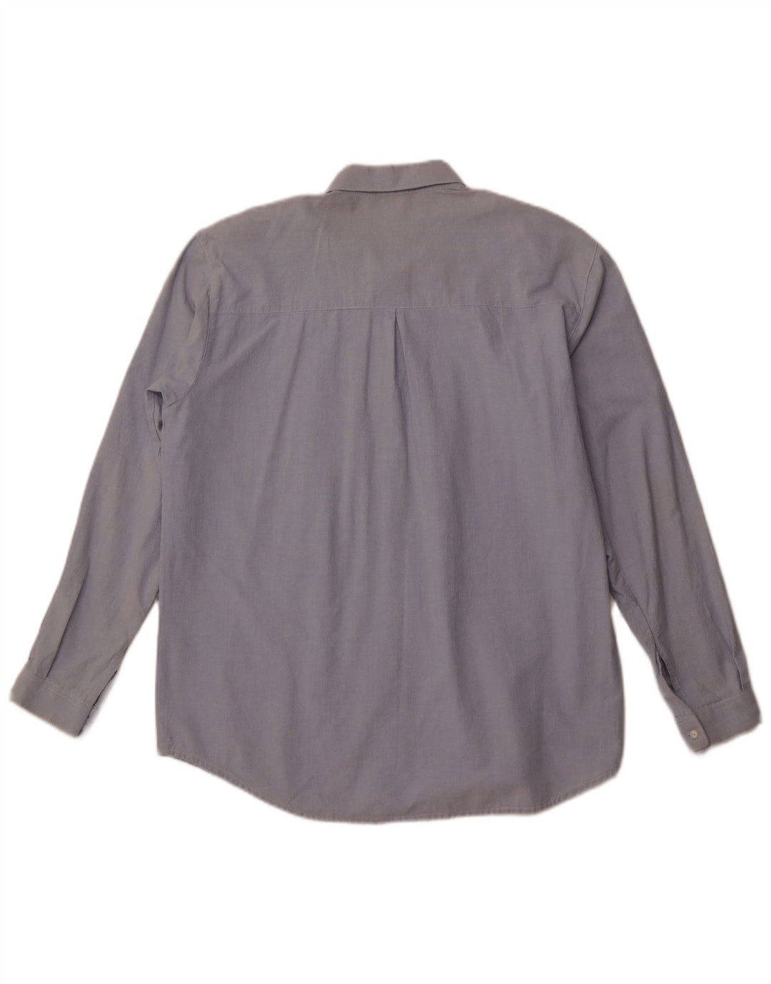 VINTAGE Dameskjorte UK 18 XL Blue Floral Cotton Retro