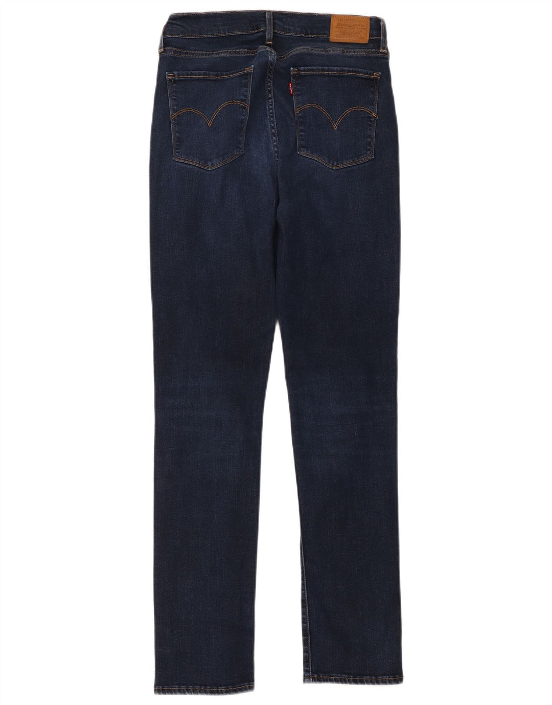 Levi's Dame 724 Højtaljede lige jeans W30 L32 Marineblå Lyocell