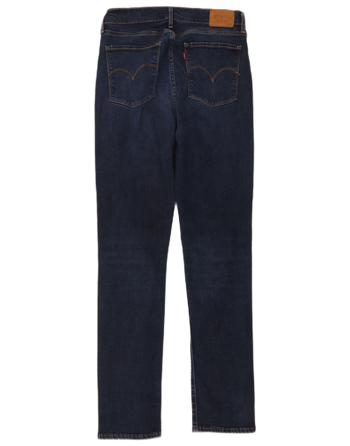 Levi's Dame 724 Højtaljede lige jeans W30 L32 Marineblå Lyocell
