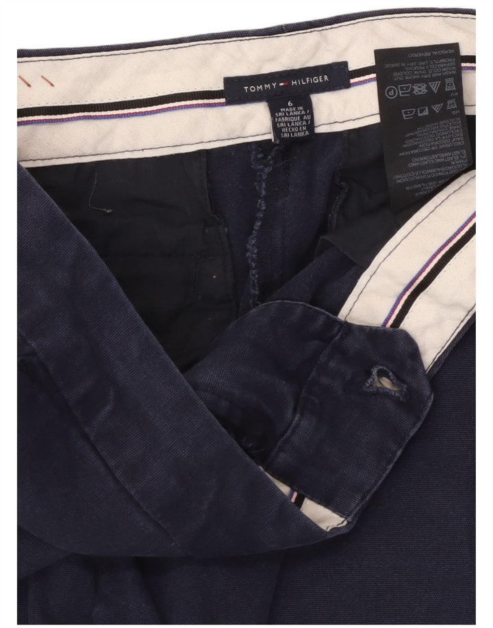 TOMMY HILFIGER Chinobukser til kvinder US 6 Medium W32 L25 Marineblå
