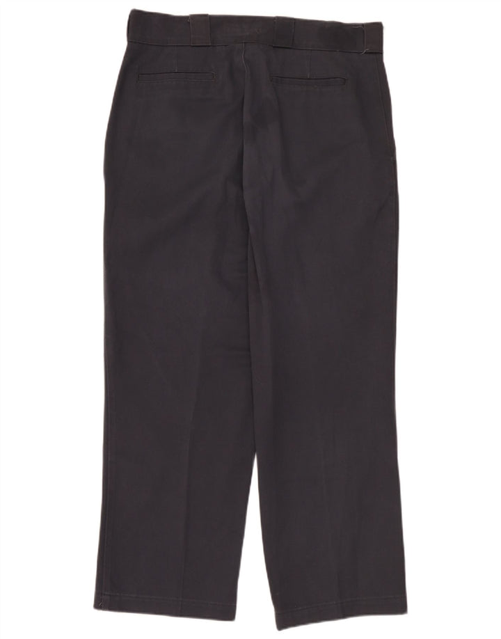 Zara Herre Lige Chinobukser EU 44 Large W34 L28 Grå Polyester