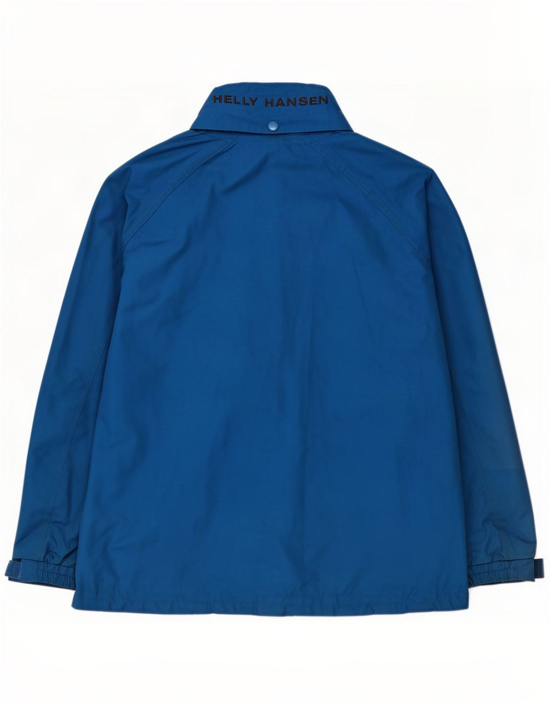 Helly Hansen Drenge Grafisk Hætte Regnjakke 13-14 År Blå Polyester