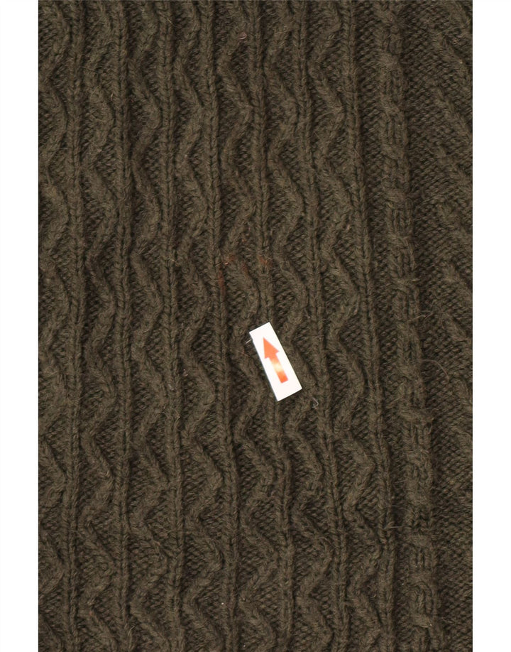 Superdry Sweater med lynlås til mænd XL Grøn Akryl