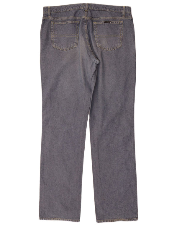 Trussardi Straight Jeans til mænd W38 L36 blå bomuld