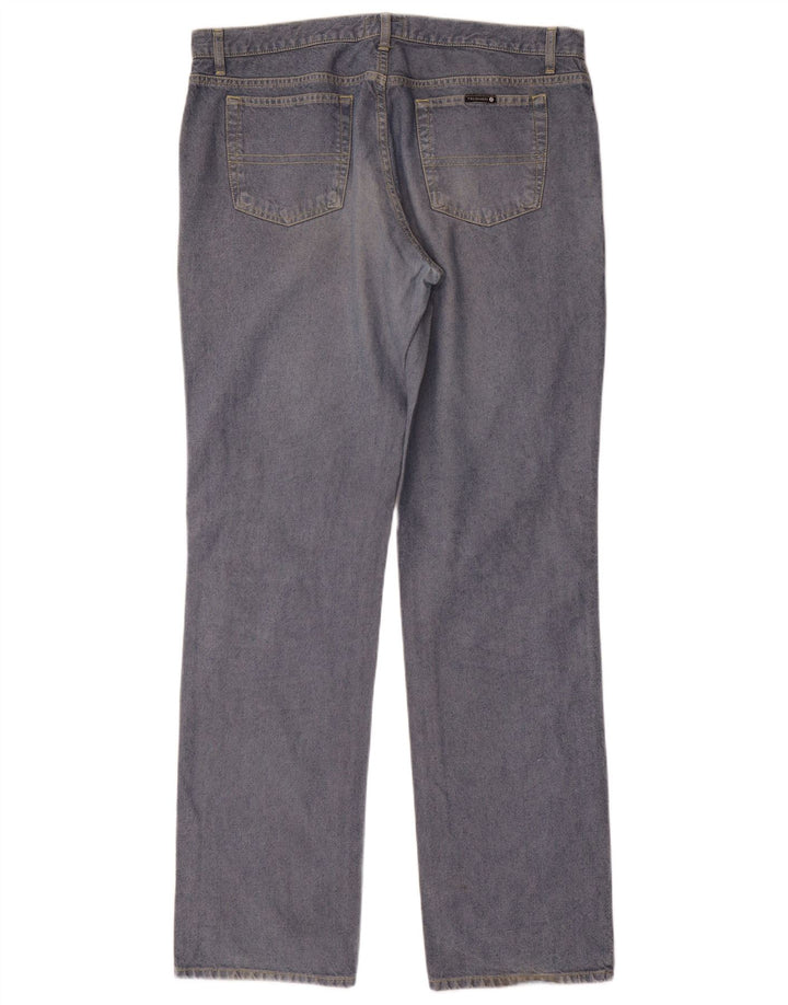 Trussardi Straight Jeans til mænd W38 L36 blå bomuld