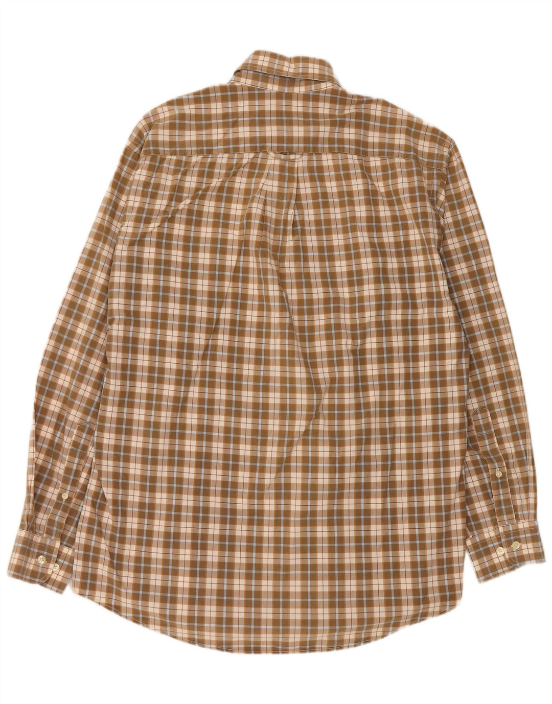 GANT Herreskjorte Medium Beige Ternet bomuld