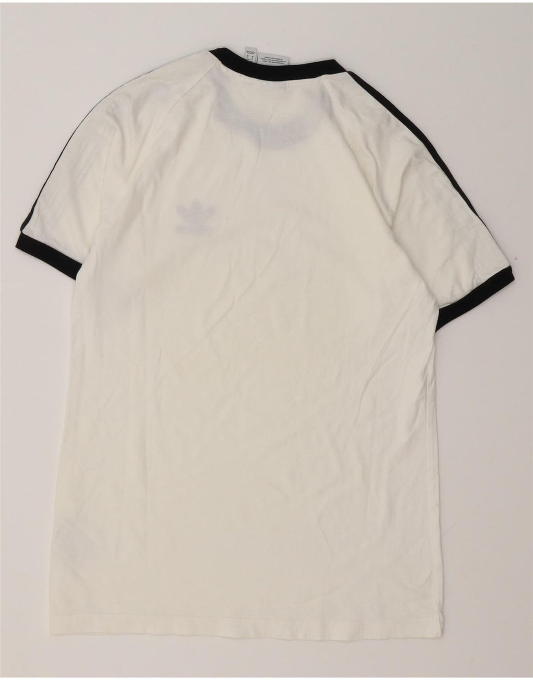 ADIDAS Herre T-Shirt Top Medium Hvid Bomuld