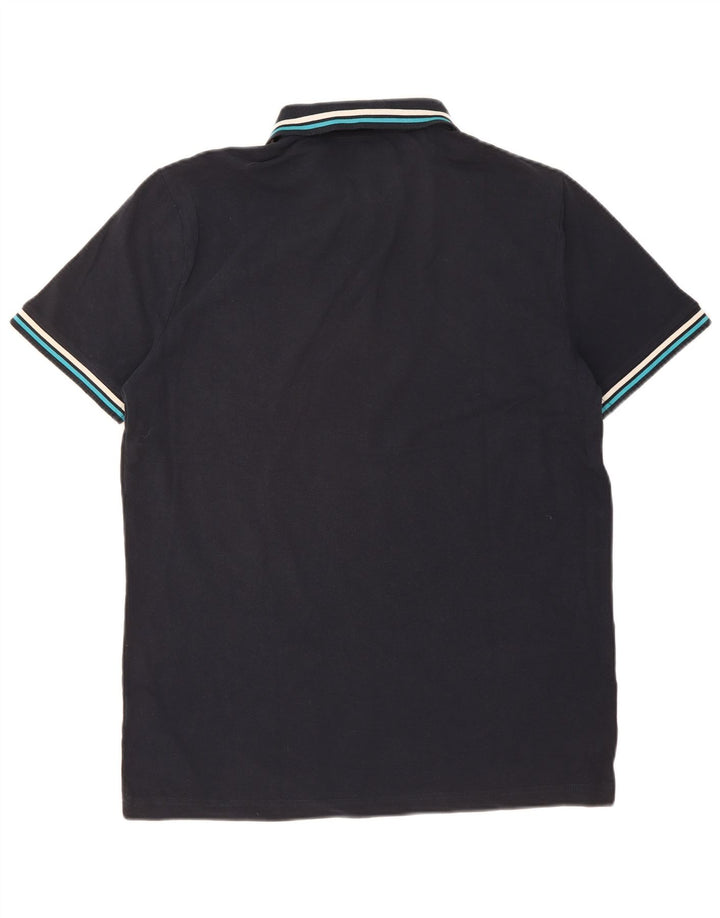 KAPPA Mens Polo Shirt XL Navy Blue Cotton