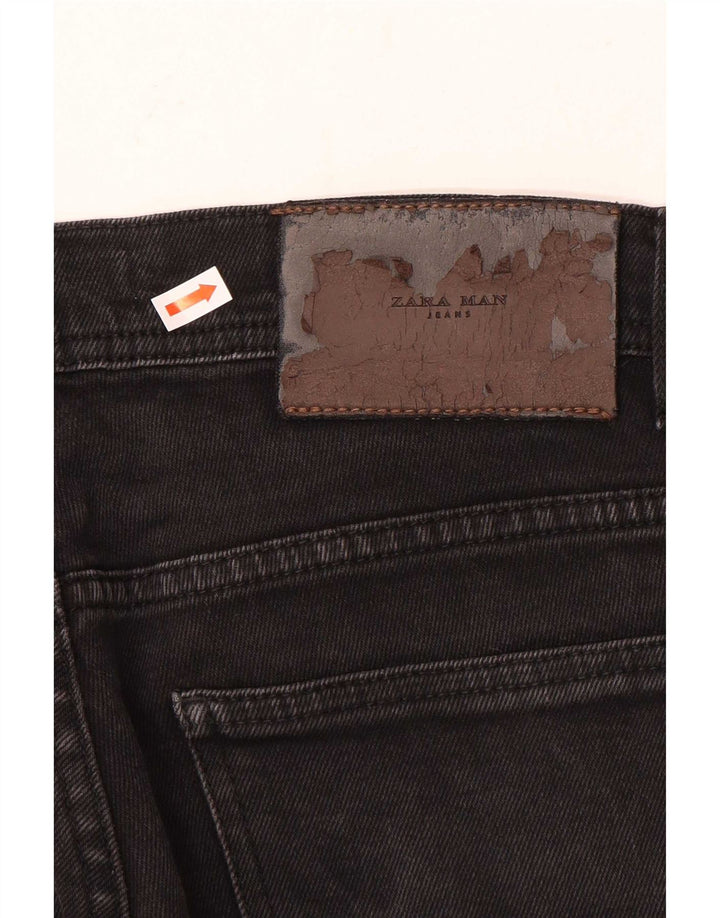 Zara Herre Slim Jeans EU 40 Medium W31 L30 Sort