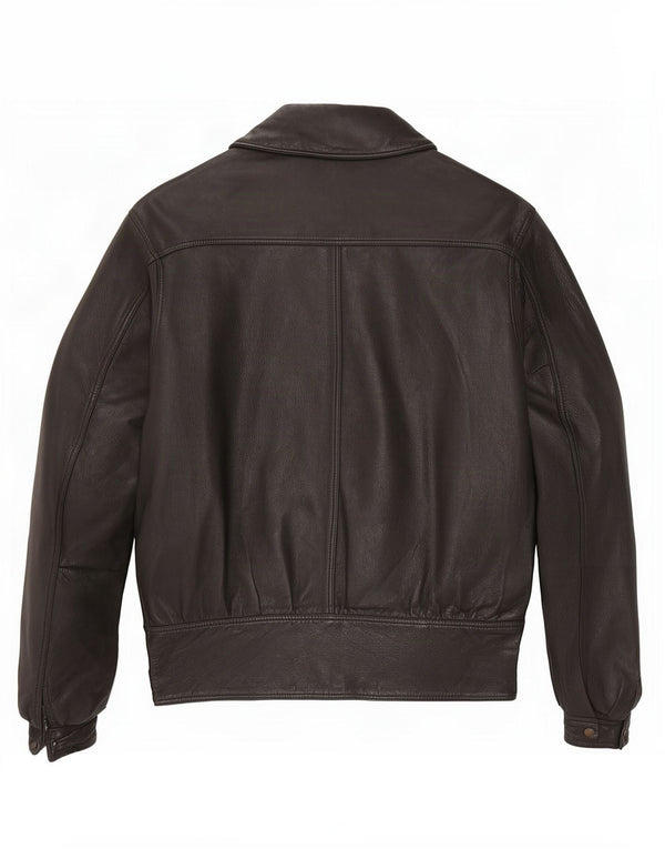 Vintage Mens Leather Jacket UK 42 XL Black